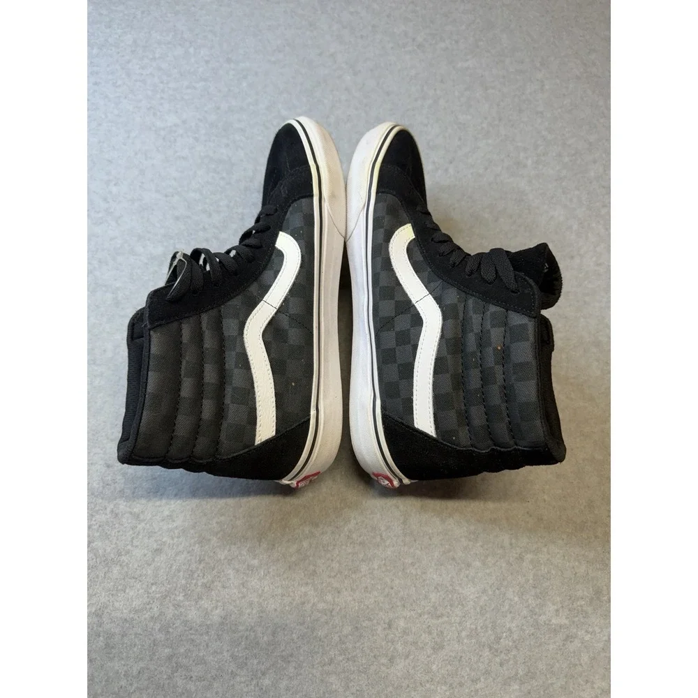 Vans Sk8-Hi Vansguard Checkerboard Black Charcoal Mens 11.5 High Top Sneakers